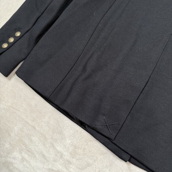 Evereve Dawson Black Hooded Dickey Blazer Jacket Women's Size Medium M - Picture 6 of 11